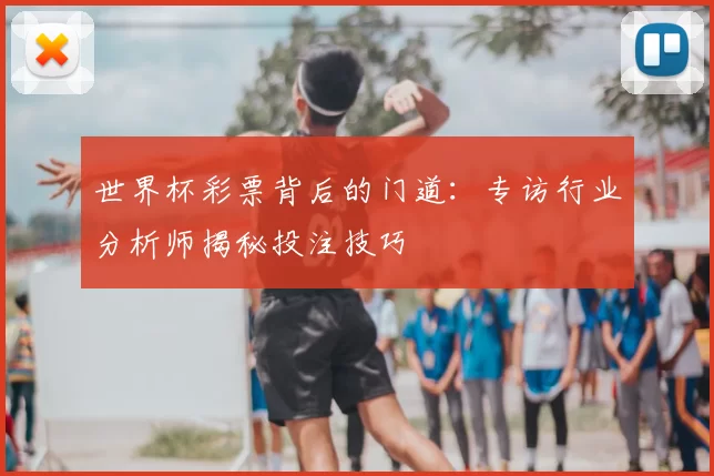 世界杯彩票背后的门道：专访行业分析师揭秘投注技巧