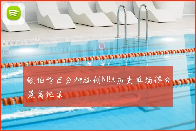 张伯伦百分神迹创NBA历史单场得分最高纪录